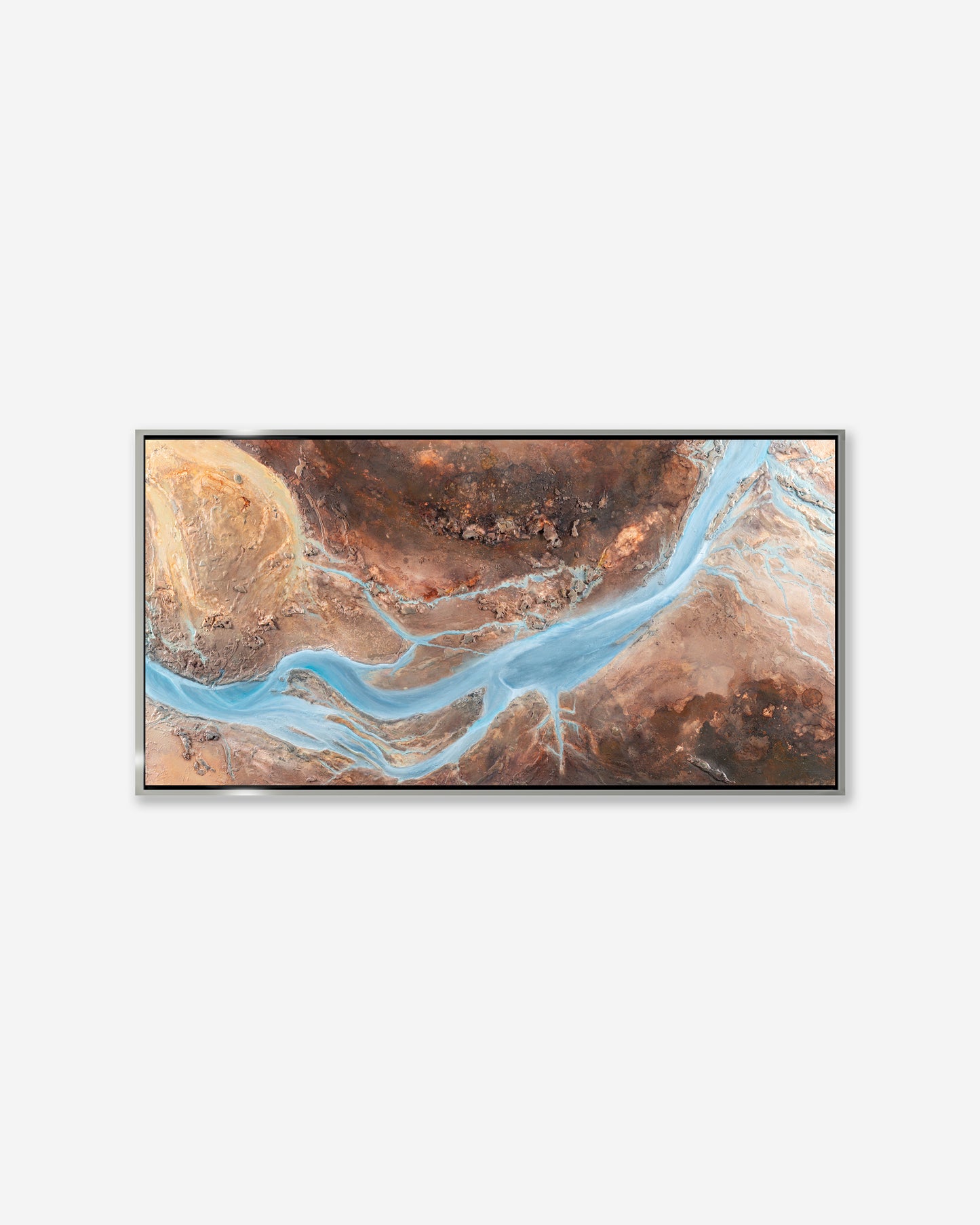 Breath Of The Land — Pano Framed Canvas Print
