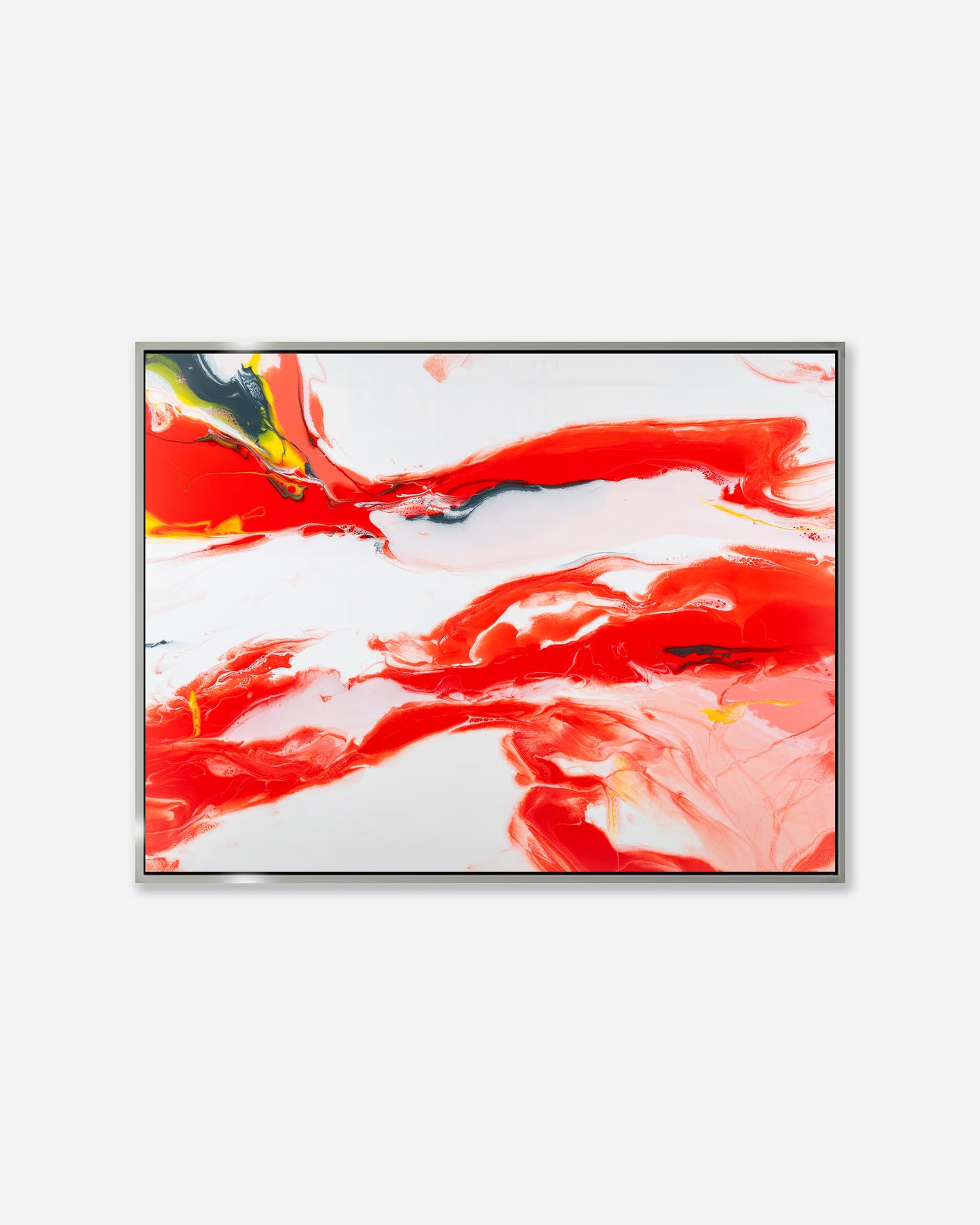 CALM AMONG THE CHAOS — Framed Canvas Print