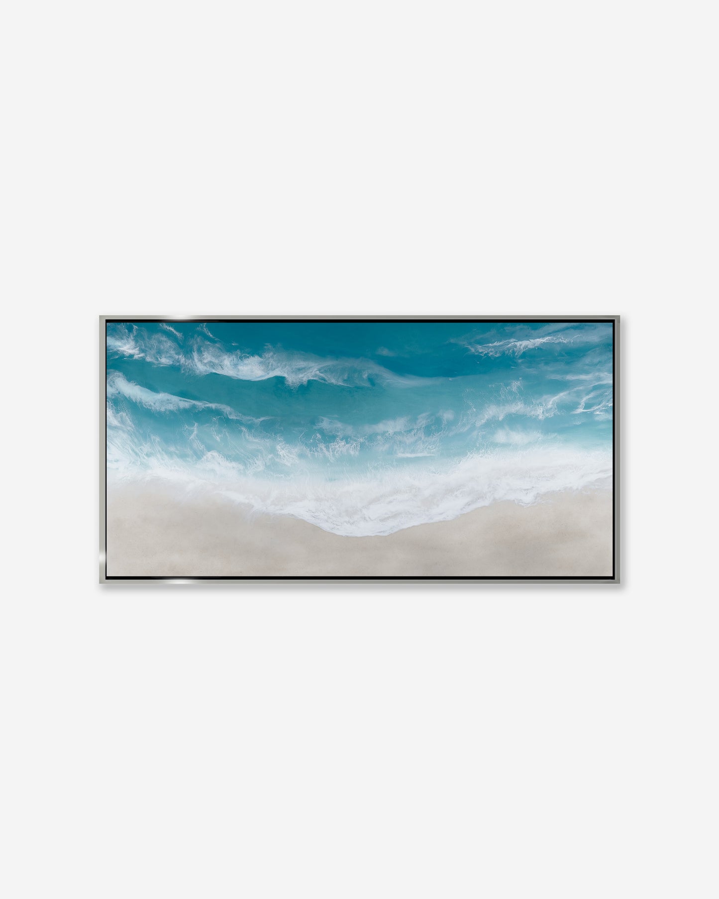 OCEAN HAZE — Pano Framed Canvas Print