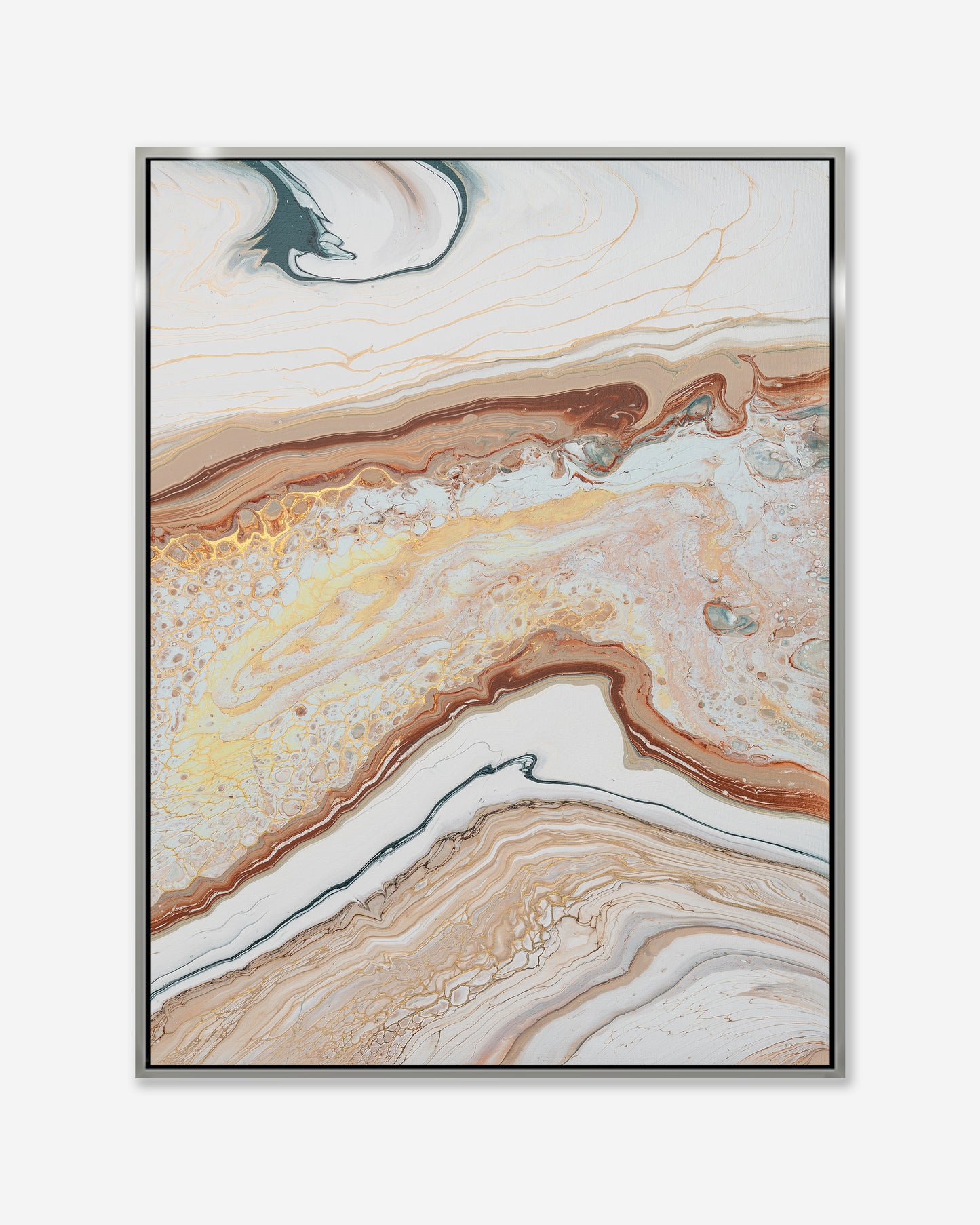 Desert Mirage II — Framed Canvas Print