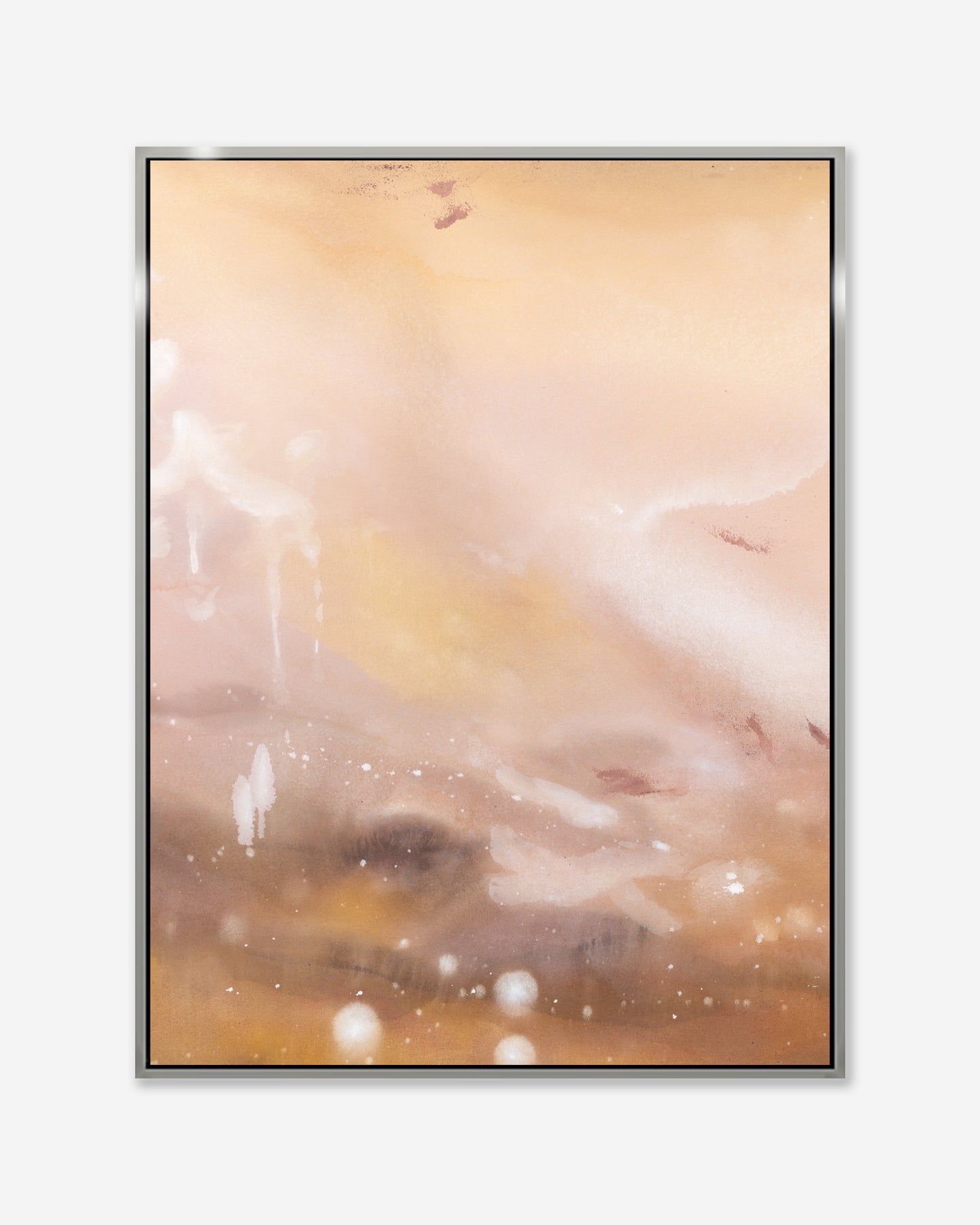 Desert Bloom — Framed Canvas Print