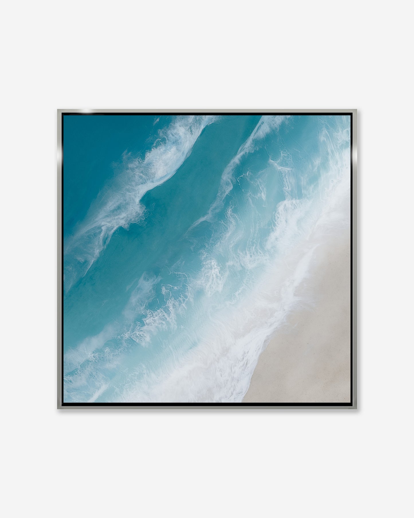 SEABREEZE— Square Framed Canvas Print