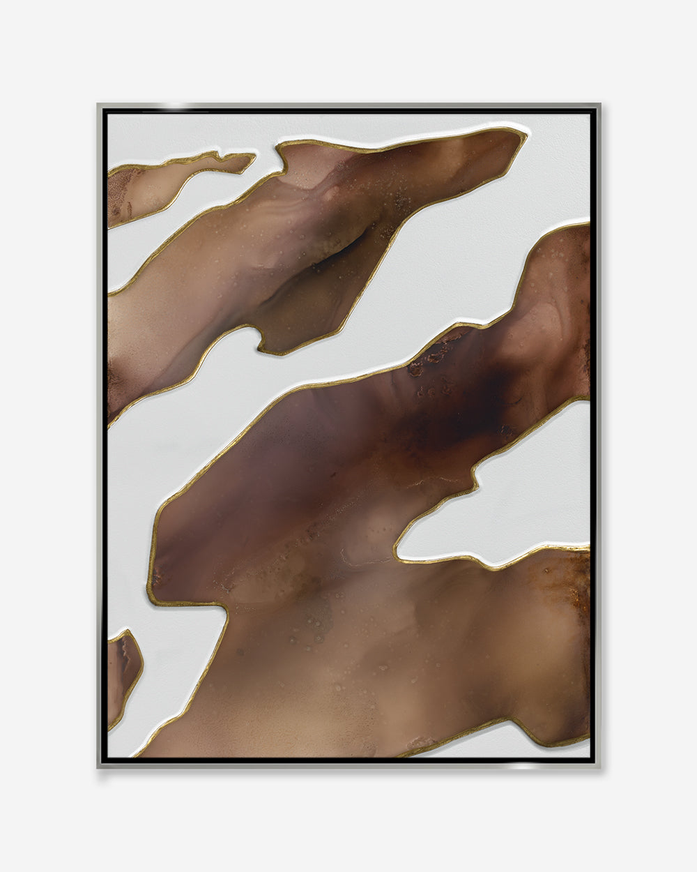 UMBER REVERIE — Framed Canvas Print