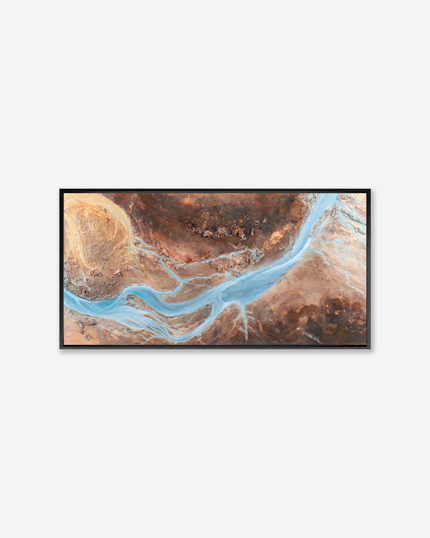 Breath Of The Land  — Pano Framed Canvas Print