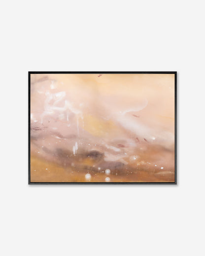 Desert Bloom— Framed Canvas Print