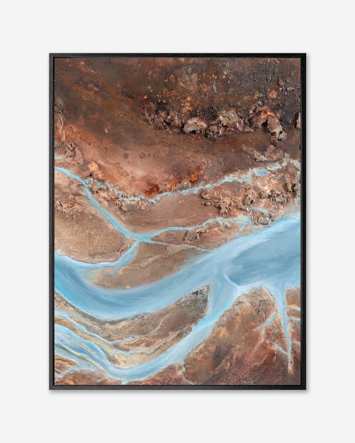 Breath Of The Land — Framed Canvas Print