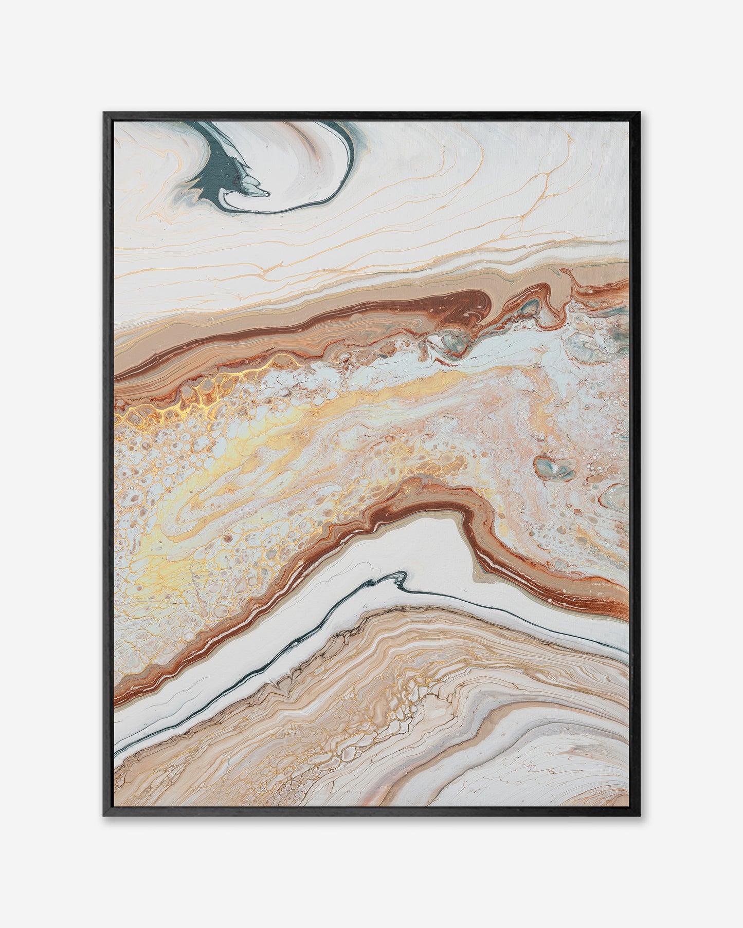 Desert Mirage II — Framed Canvas Print