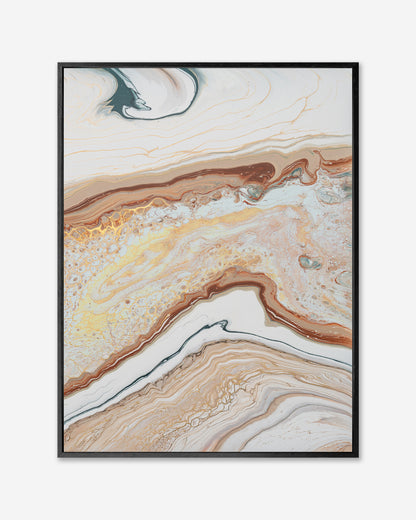 Desert Mirage II — Framed Canvas Print