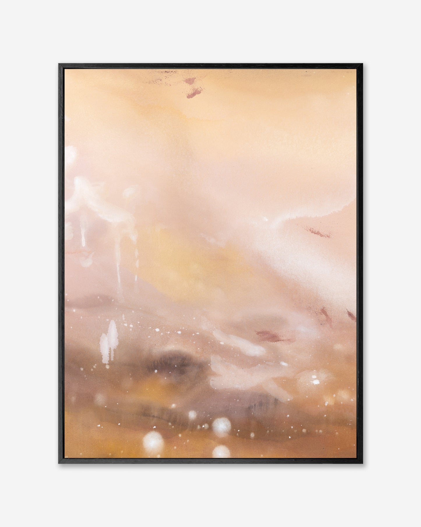 Desert Bloom — Framed Canvas Print