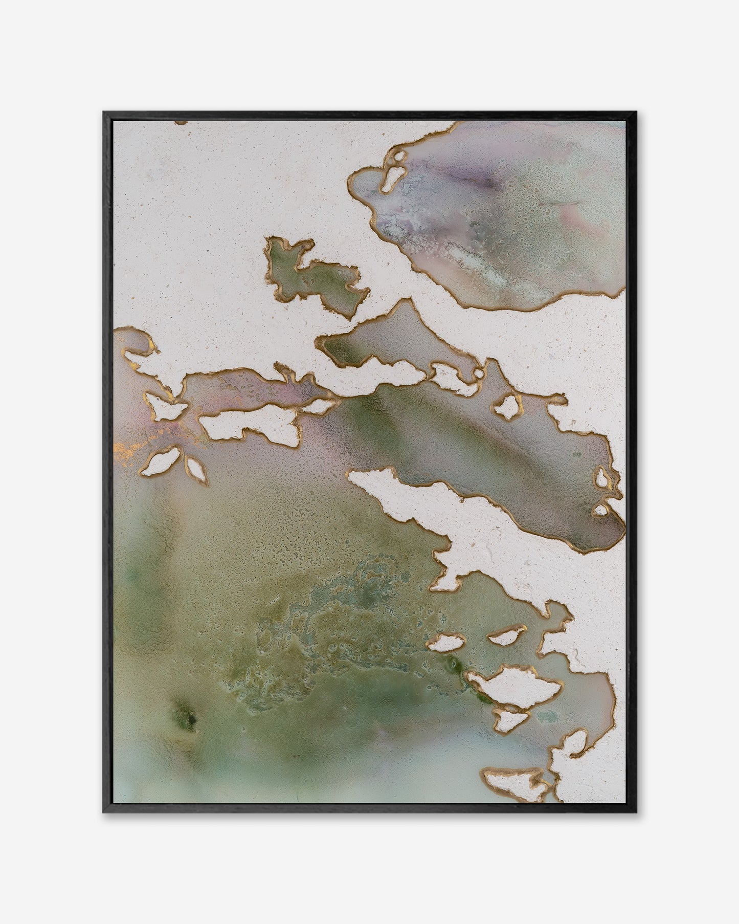 Peridot Coast — Framed Canvas Print