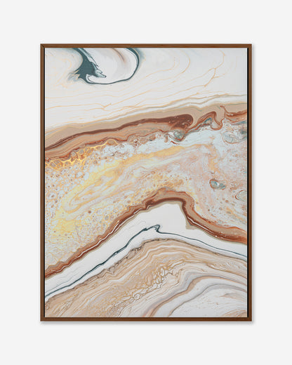 Desert Mirage II — Framed Canvas Print