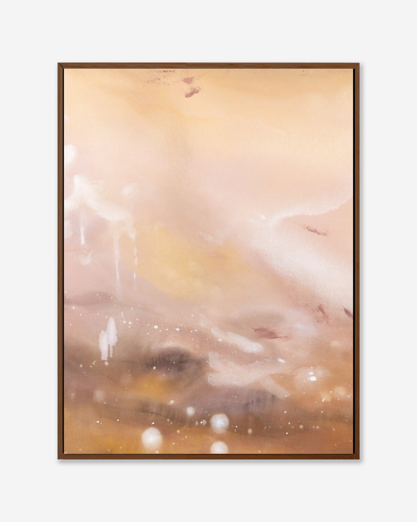 Desert Bloom — Framed Canvas Print