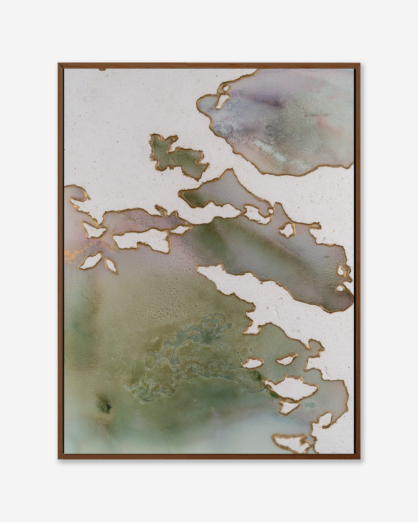 Peridot Coast — Framed Canvas Print