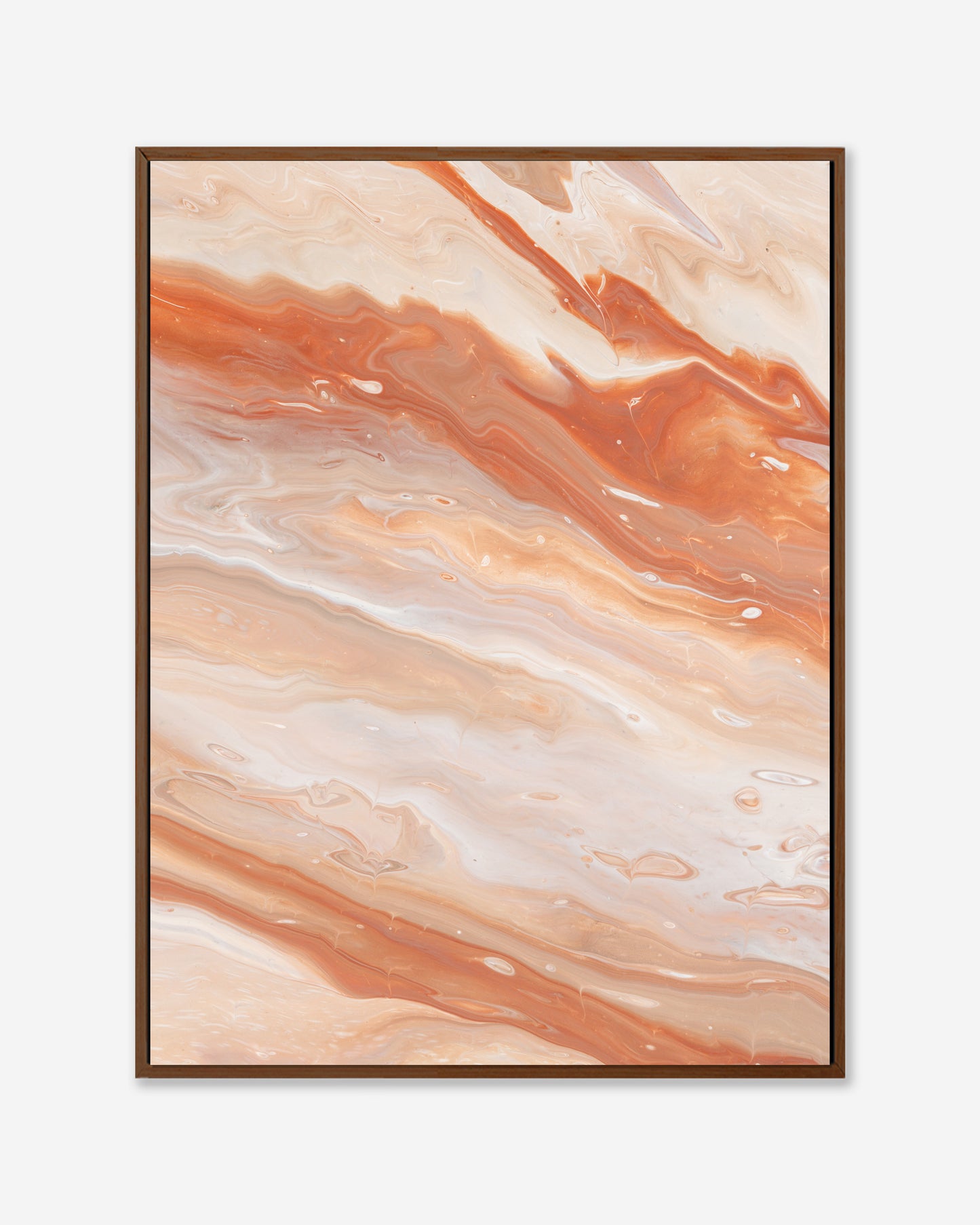 Red Earth — Framed Canvas Print