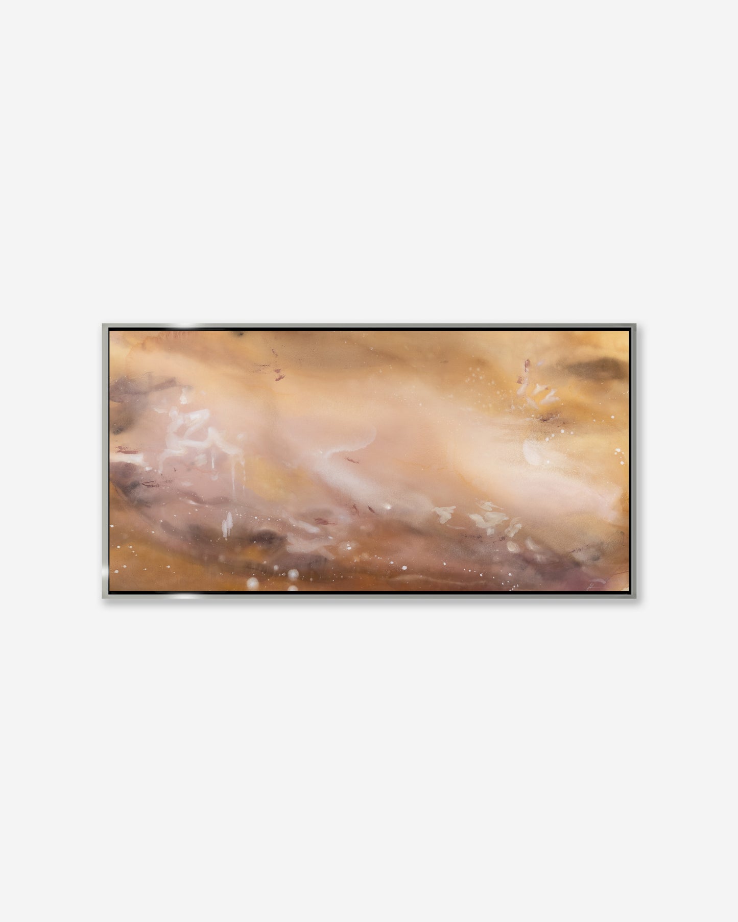 Desert Bloom  — Pano Framed Canvas Print