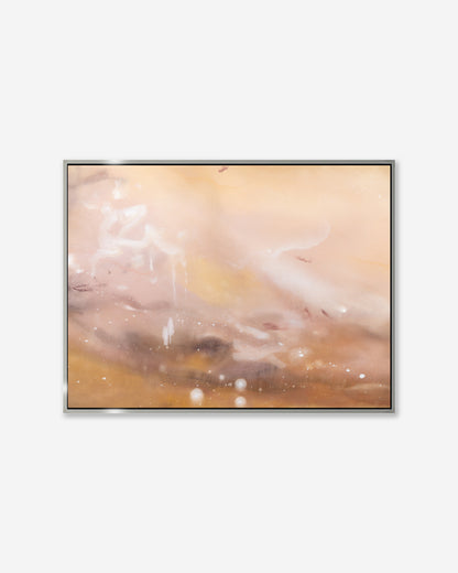Desert Bloom— Framed Canvas Print
