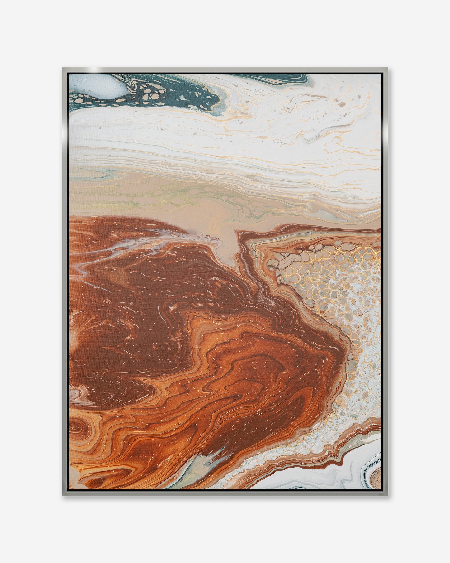 Desert Mirage I — Framed Canvas Print