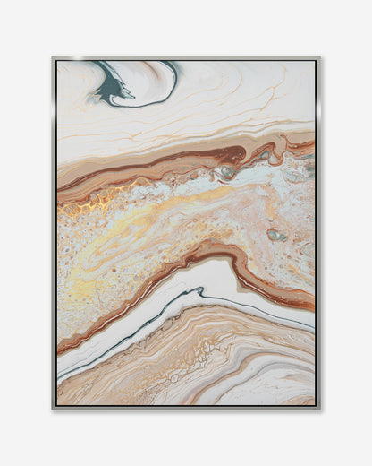 Desert Mirage II — Framed Canvas Print