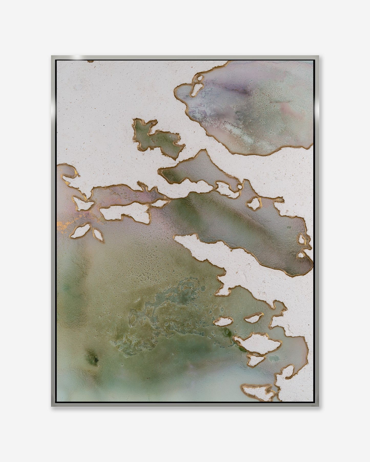 Peridot Coast — Framed Canvas Print