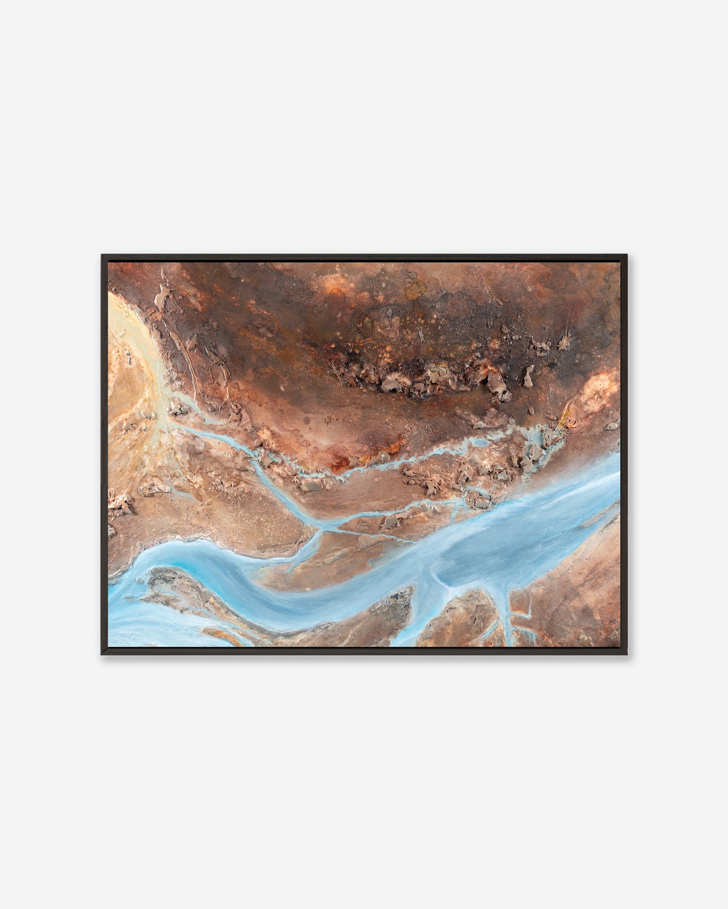 Breath Of The Land II — Framed Canvas Print