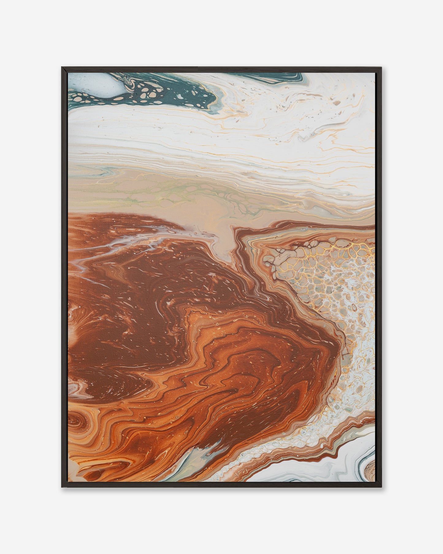 Desert Mirage I — Framed Canvas Print