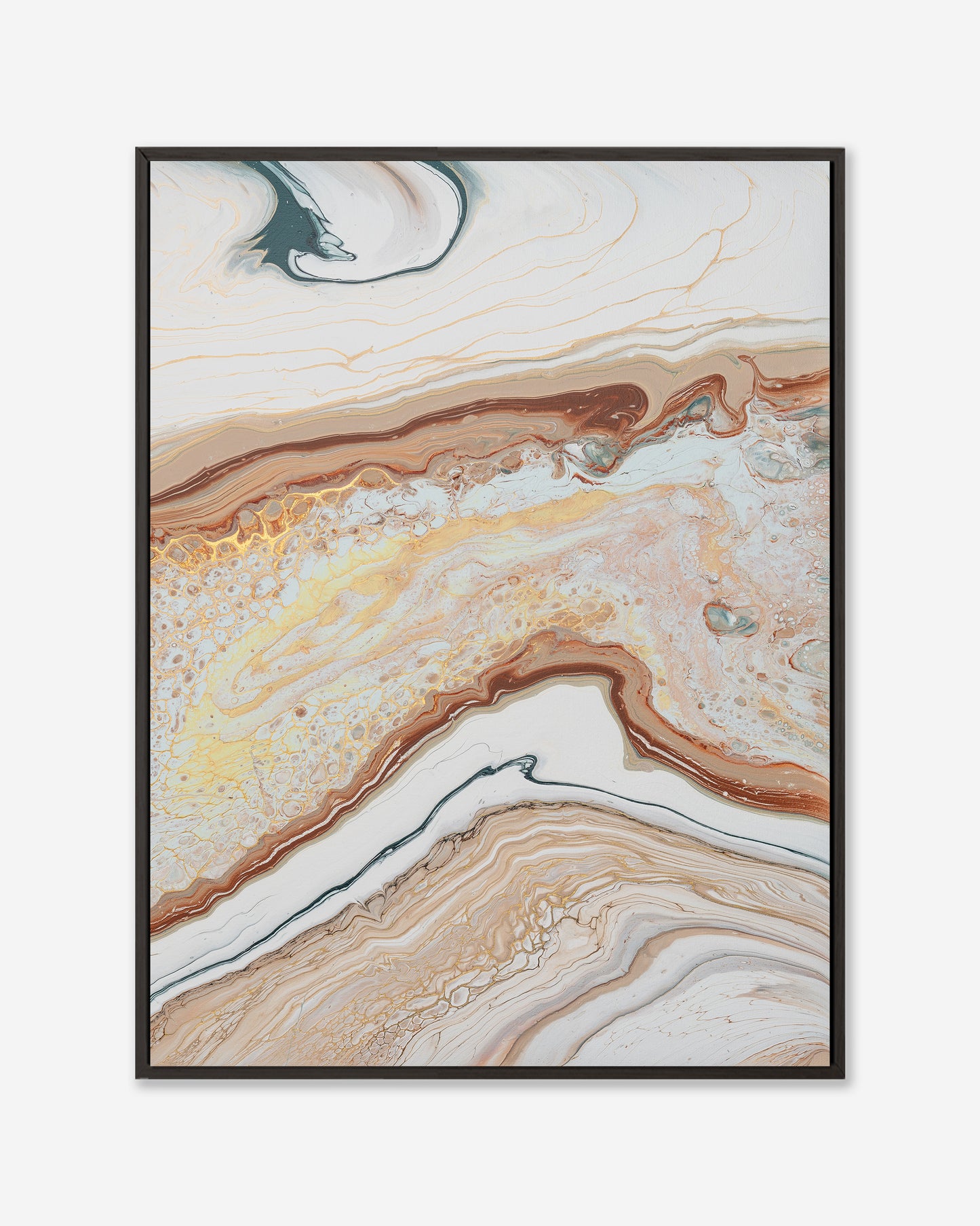 Desert Mirage II — Framed Canvas Print