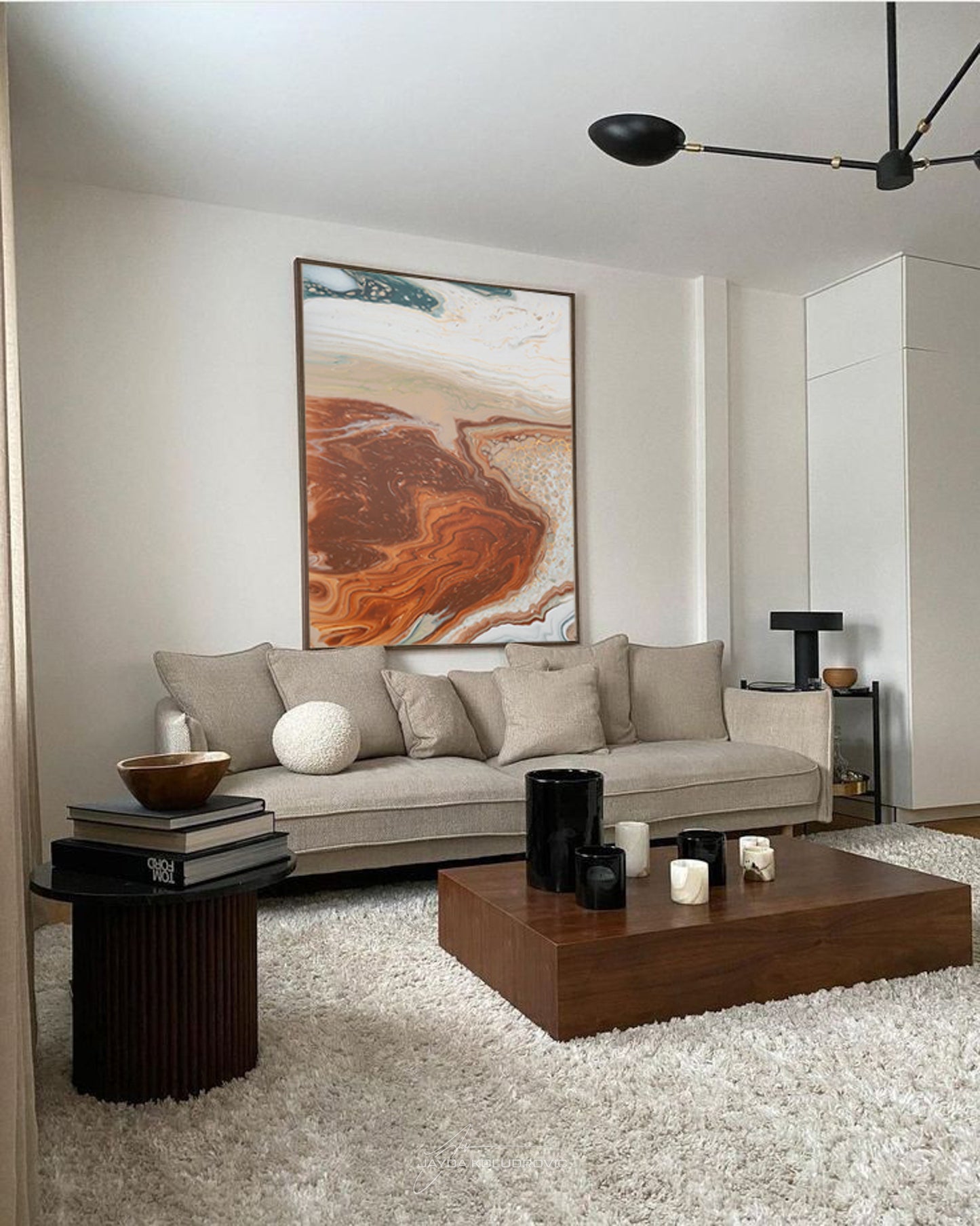 Desert Mirage I — Framed Canvas Print