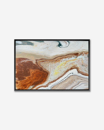 DESERT MIRAGE — Framed Canvas Print