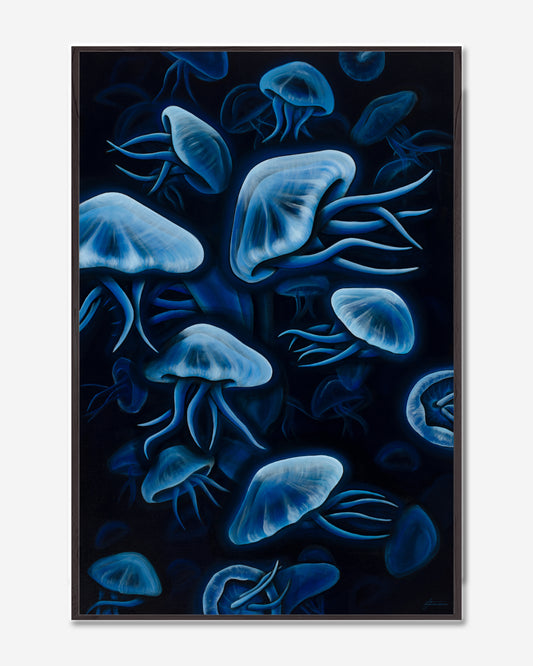 Jellyfish Luminous - Floating Frame Included