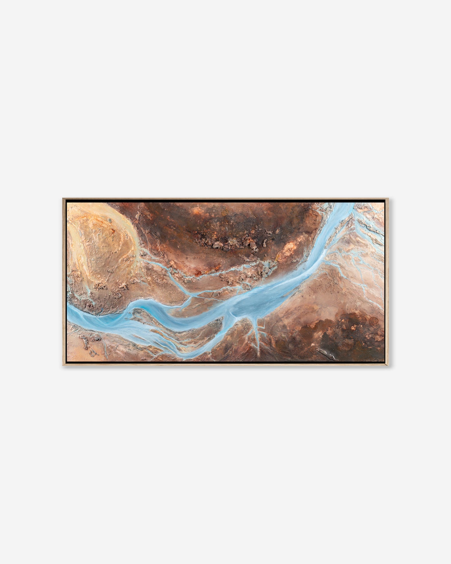 Breath Of The Land  — Pano Framed Canvas Print