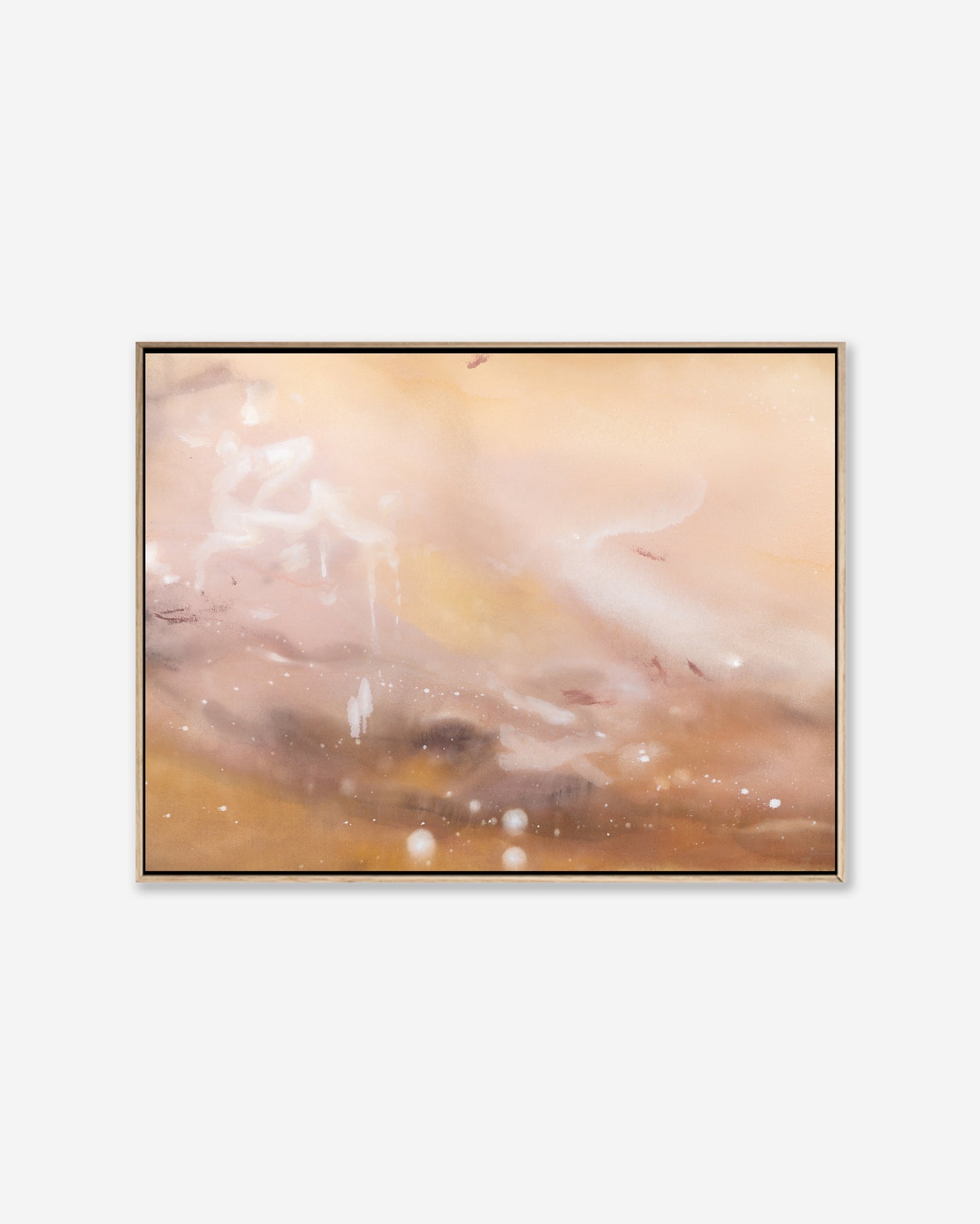 Desert Bloom— Framed Canvas Print