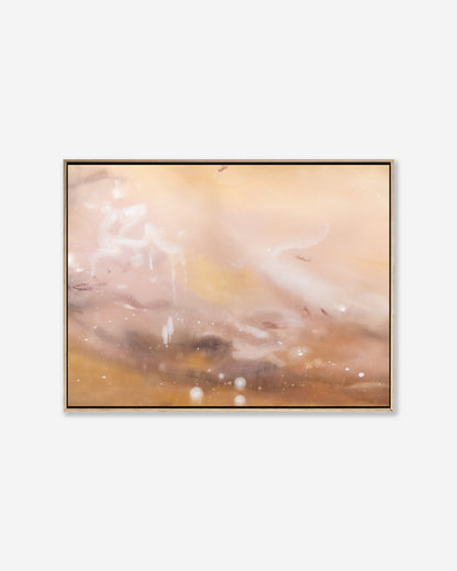 Desert Bloom— Framed Canvas Print