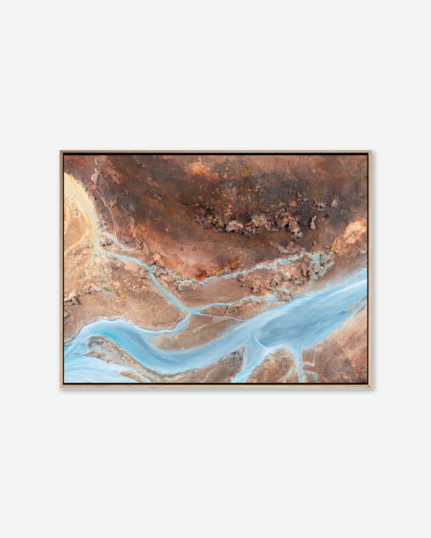Breath Of The Land II — Framed Canvas Print