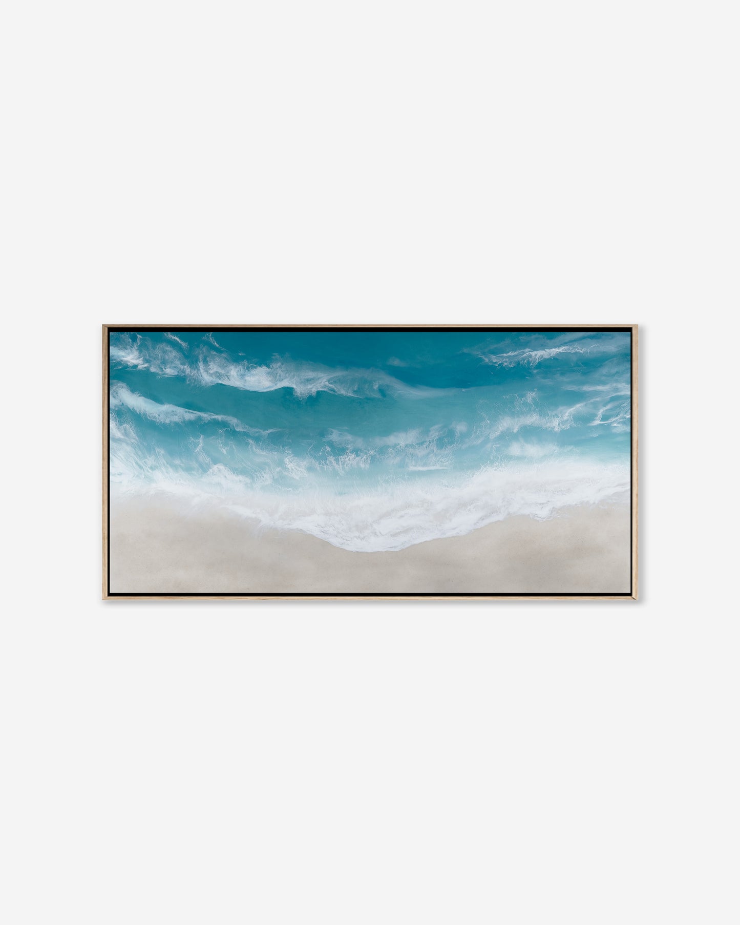 OCEAN HAZE  — Pano Framed Canvas Print