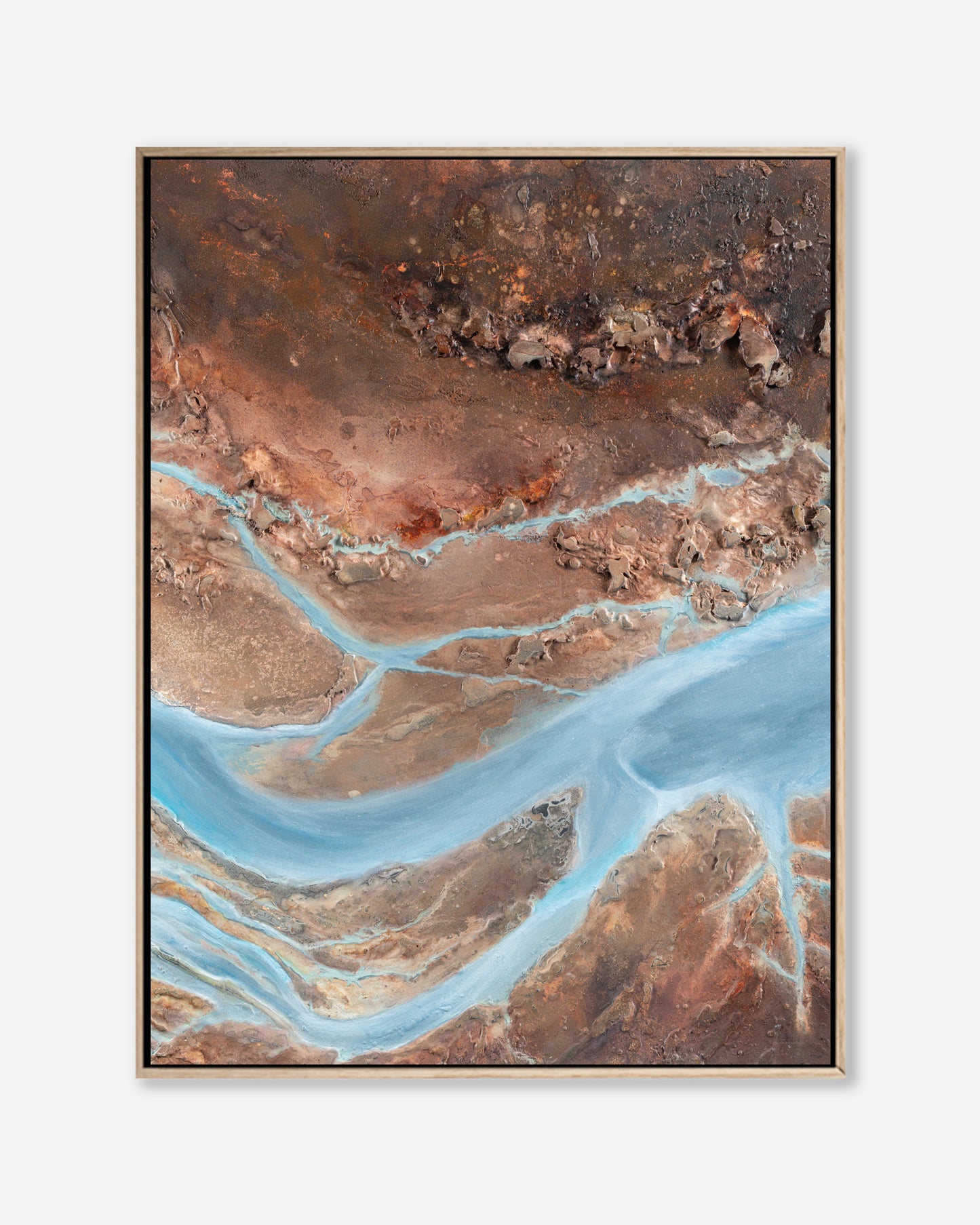 Breath Of The Land — Framed Canvas Print