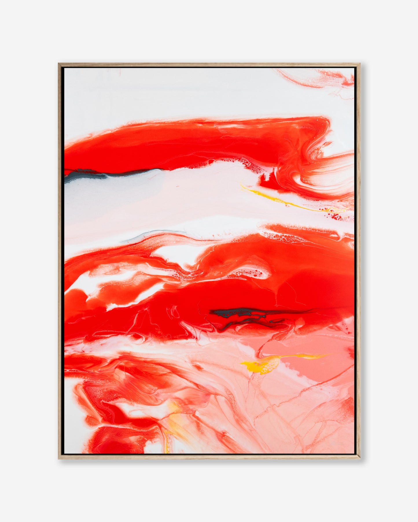 Calm Amongst The Chaos II — Framed Canvas Print