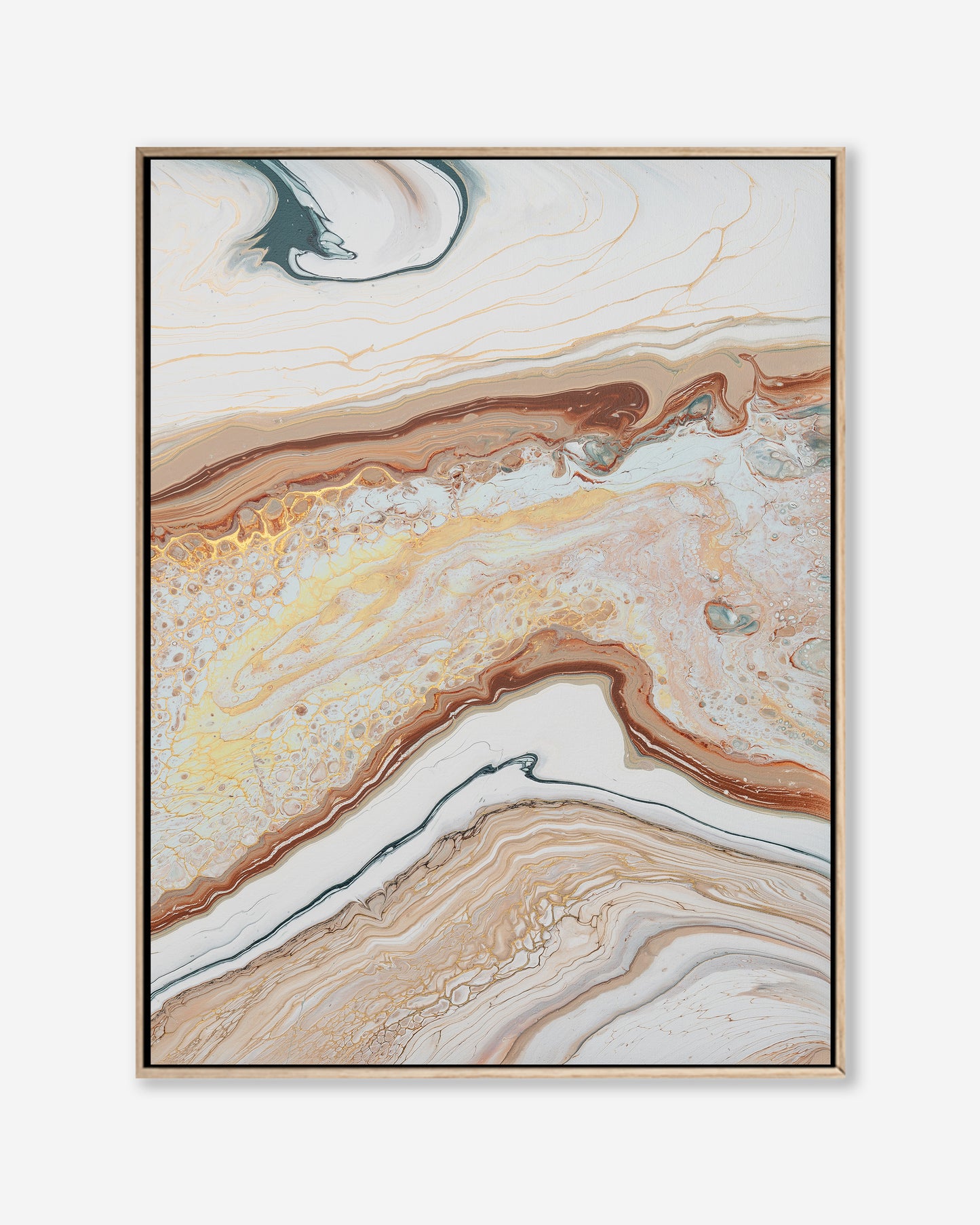Desert Mirage II — Framed Canvas Print