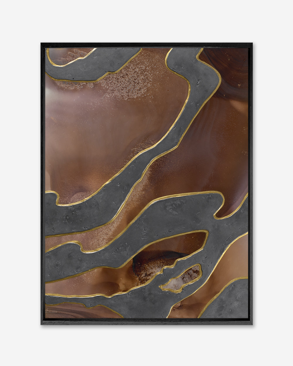 SEPIA — Framed Canvas Print