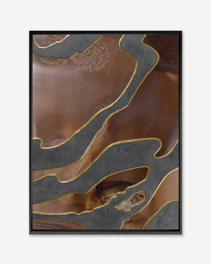 SEPIA — Framed Canvas Print