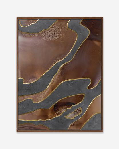 SEPIA — Framed Canvas Print