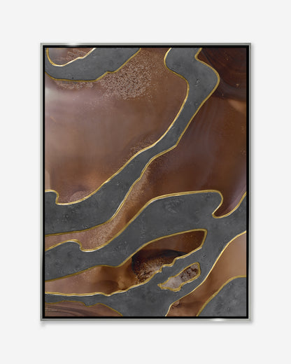 SEPIA — Framed Canvas Print