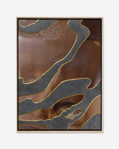 SEPIA — Framed Canvas Print