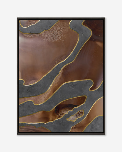 SEPIA — Framed Canvas Print