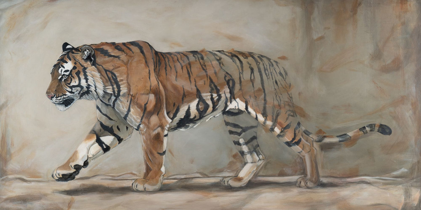 The Quiet King  — Pano Framed Canvas Print