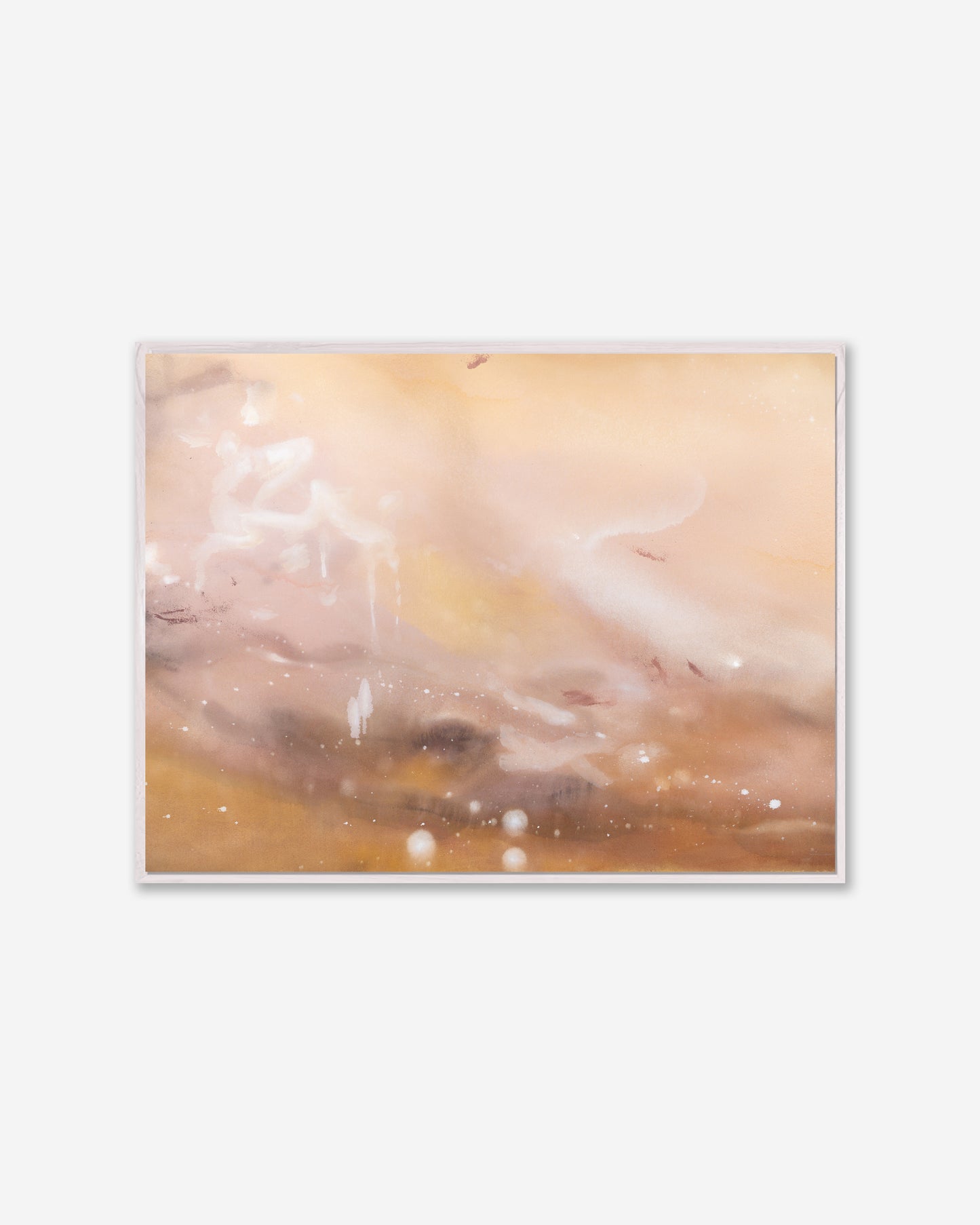 Desert Bloom— Framed Canvas Print