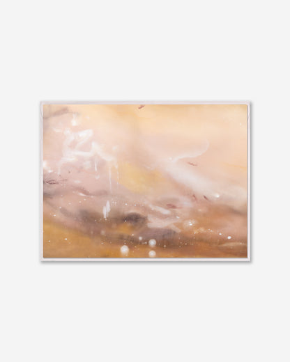 Desert Bloom— Framed Canvas Print