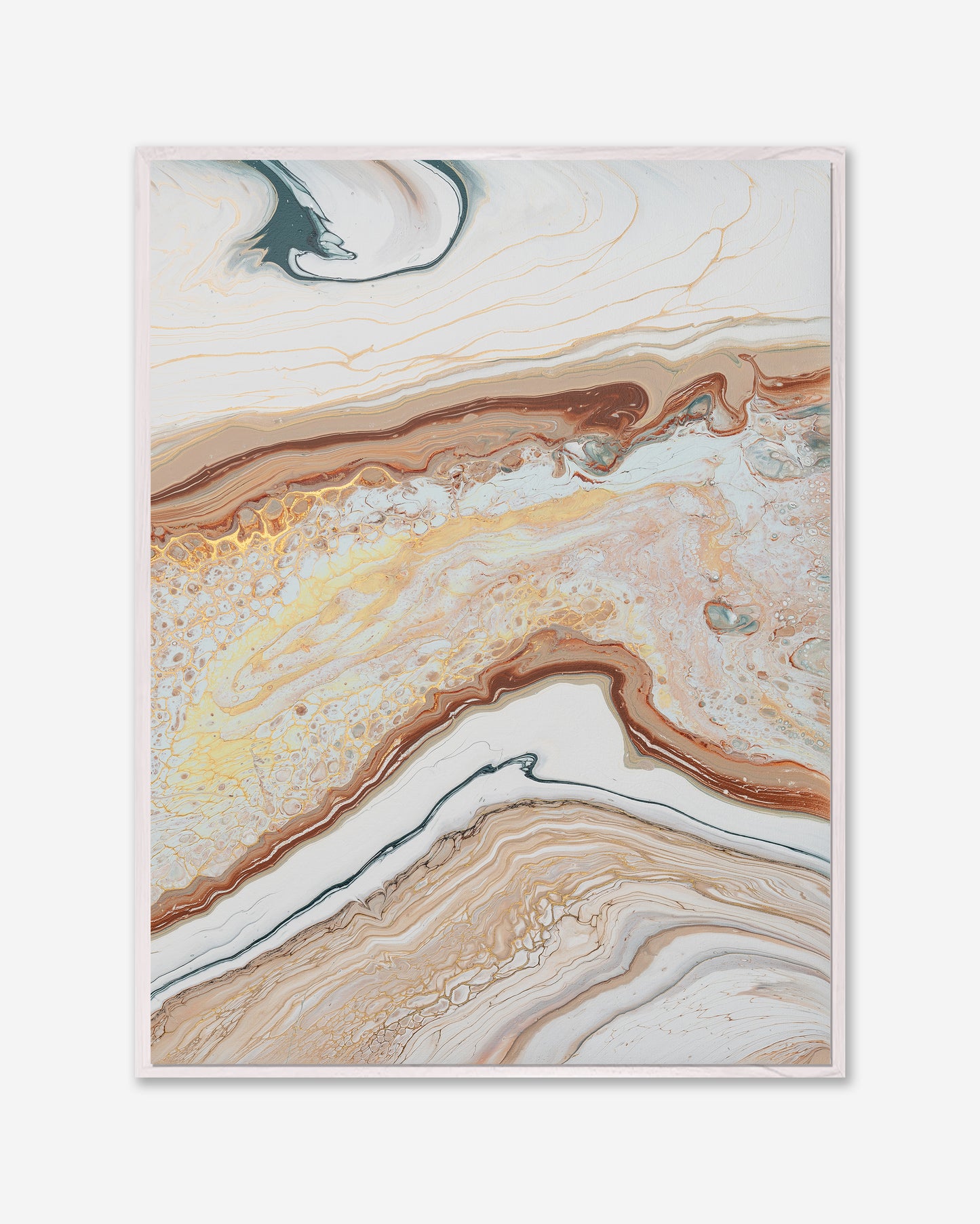 Desert Mirage II — Framed Canvas Print