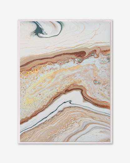 Desert Mirage II — Framed Canvas Print