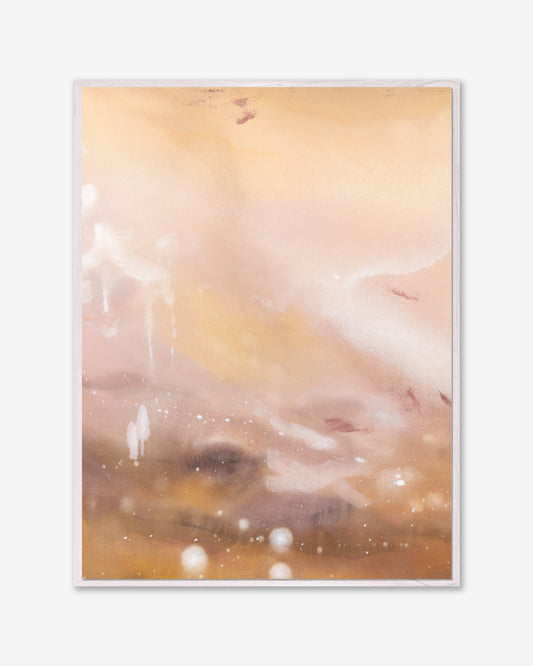 Desert Bloom — Framed Canvas Print