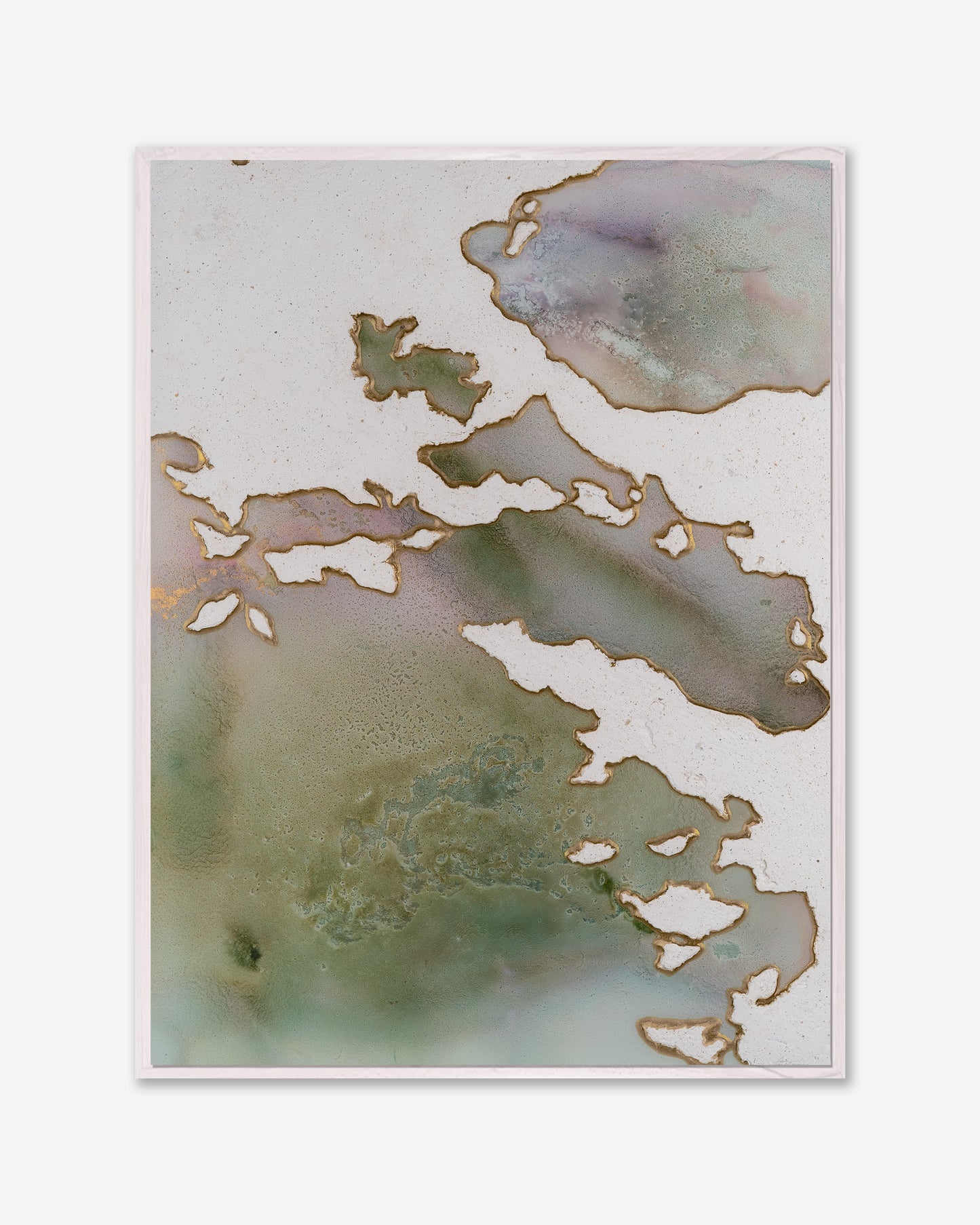 Peridot Coast — Framed Canvas Print